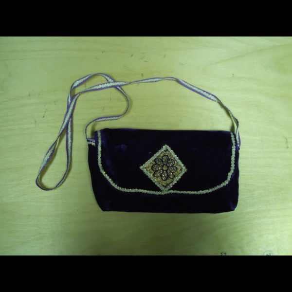 Purple Purse Wm Prs lng strp 9200