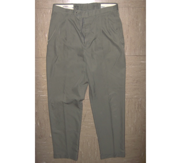 Olive Dress Pants-MN PT 3202-Waist 35"