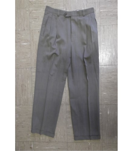 Brown Tweed Dress Pants-MN PT 6206-Waist 35