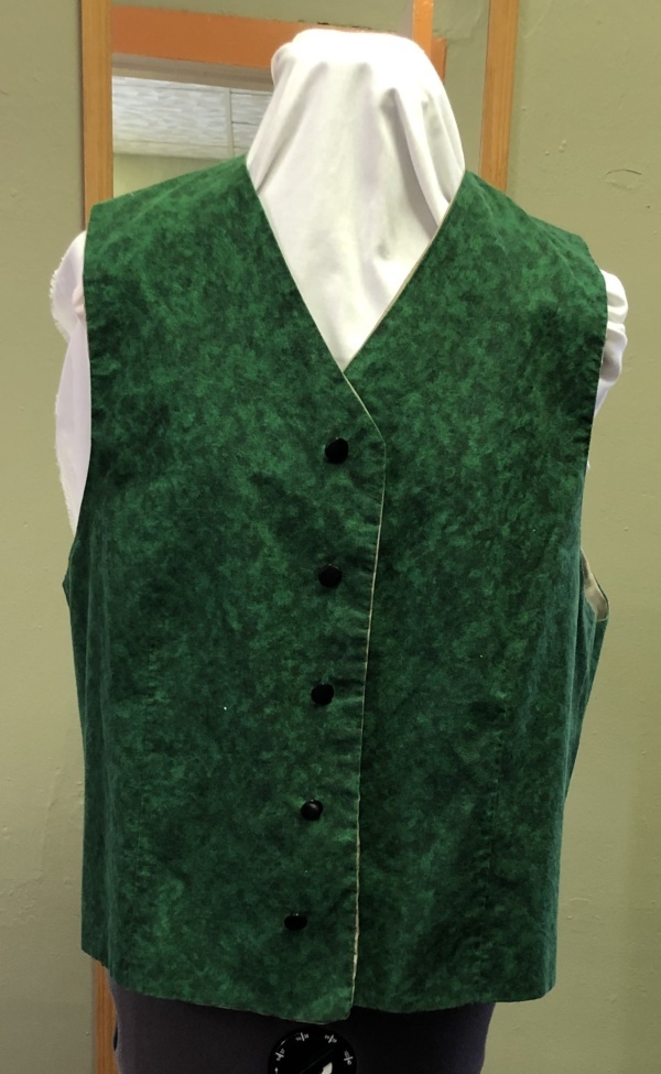 dk. Green Vest-Mn Vst 3125-Chest 39