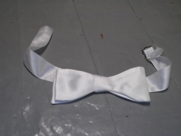 White Bowtie-BWTI 8002- Solid, silk