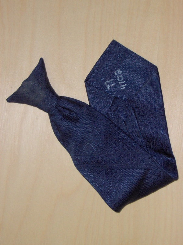 Dark blue Clip-on Tie-CL TI 4002- Medium