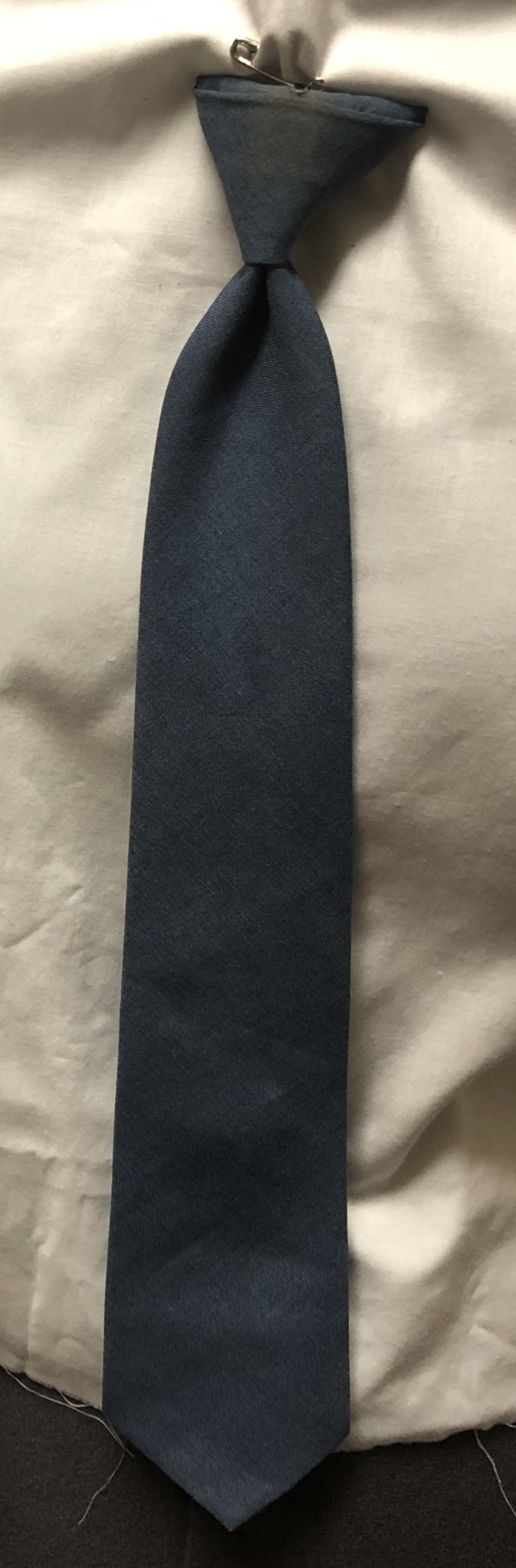 Blue Clip-on Tie-CL TI 4008- Medium narrow