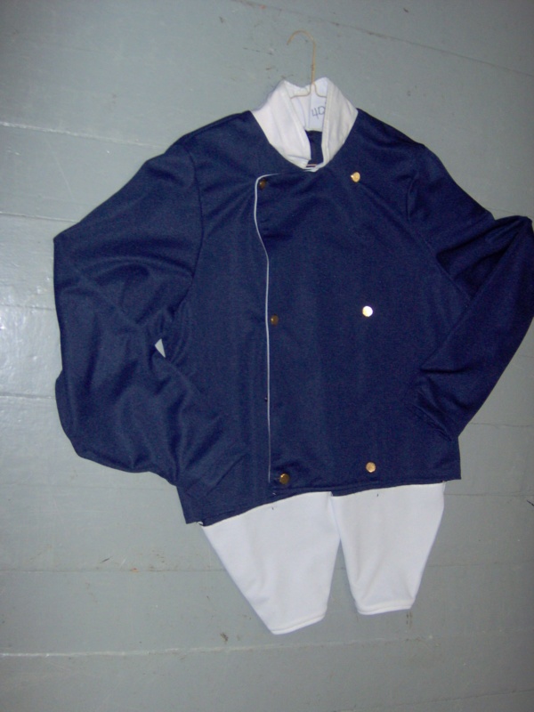 blue and white Military Uniform-MN ML 4000-Coat Chest 36