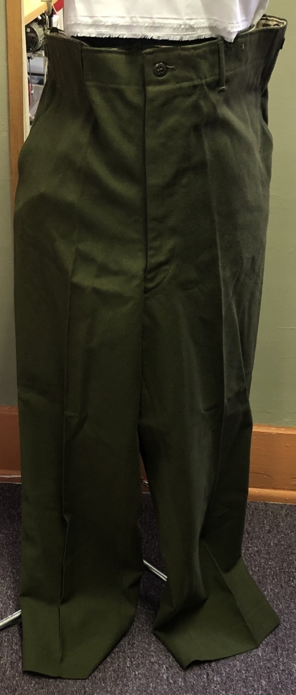 Army Green Military Pants-Mn Ml Pt 3500-Waist 40