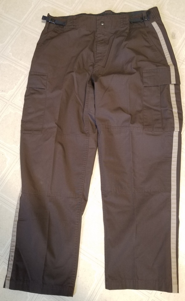 Dark Brown Military Pants-Mn Ml Pt 6502-Waist 40