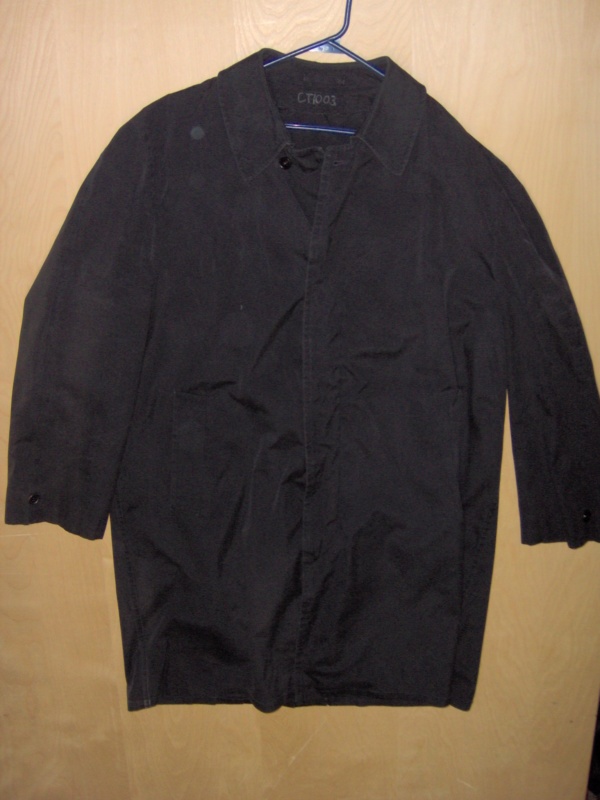 Black Overcoat-Mn Ct  1900-Chest 54