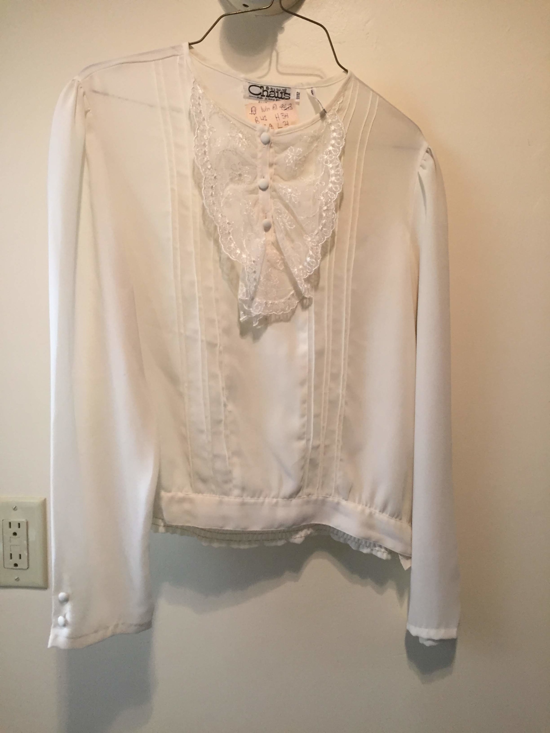 White Period Blouse-Pd Bl 8613-Bust 42 – Costume Cottage