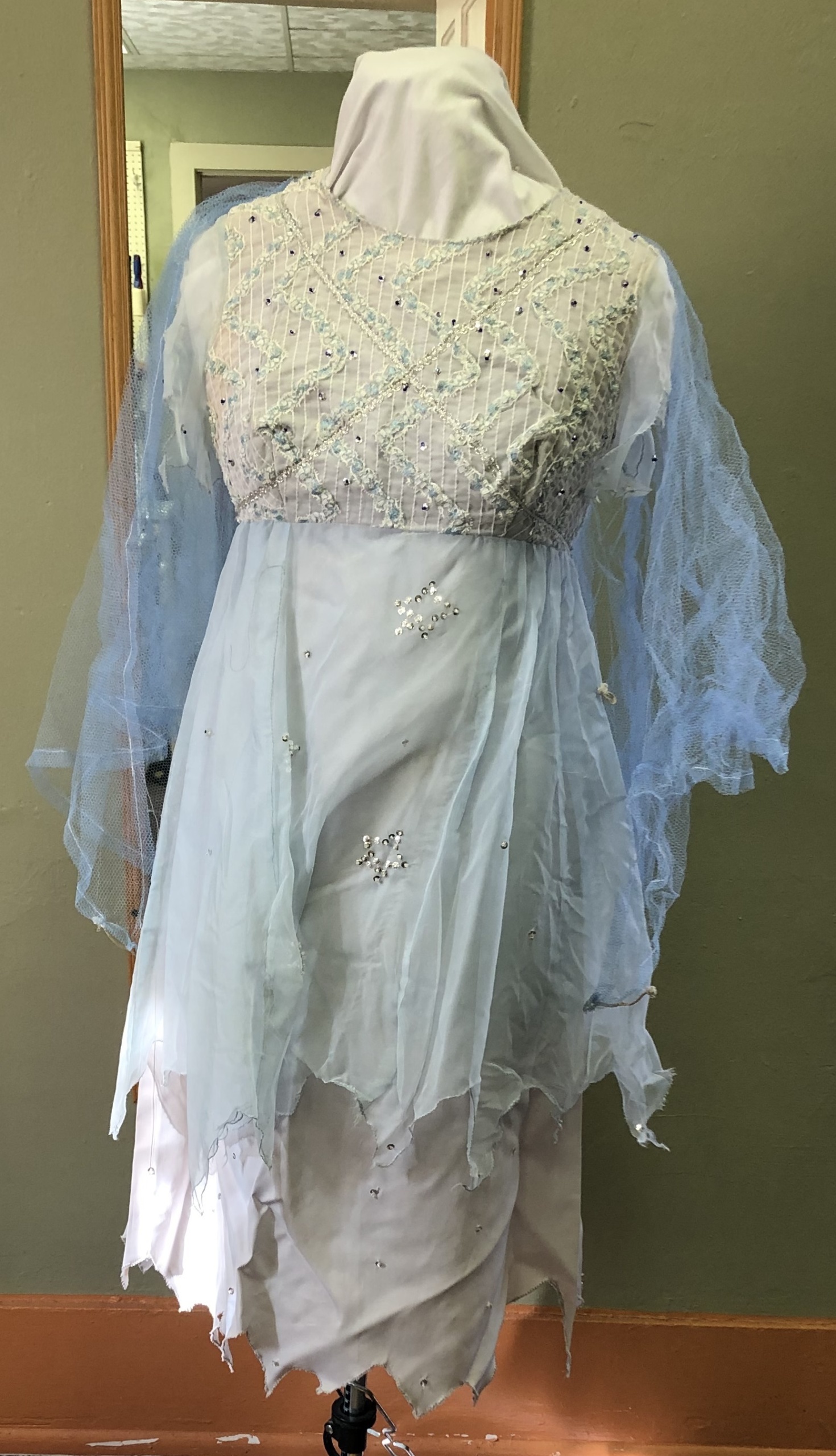 Blue Fairy Dres Fy Dr 4500 Ppan Top Chest 34 Costume Cottage