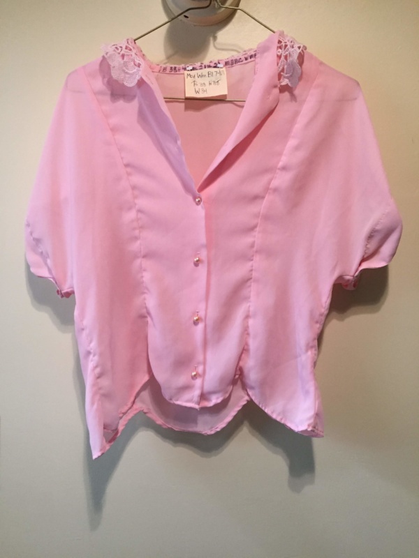 Pink Modern Blouse-Mod Bl 7401-Chest 38