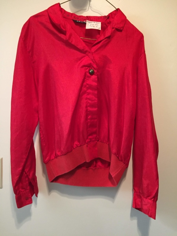 Red Modern Blouse-Mod Bl 7500-Chest 40