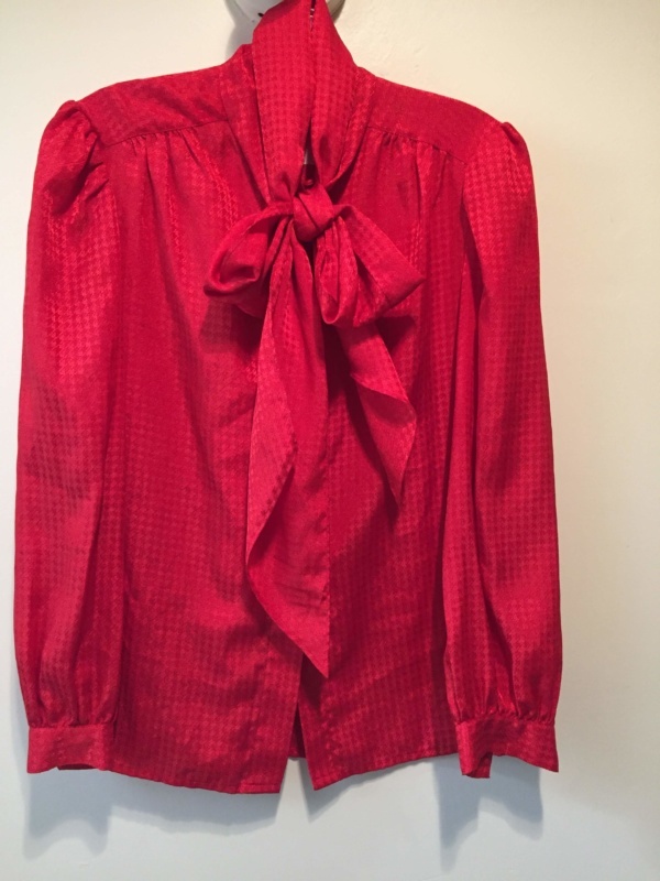 Red Modern Blouse-Mod Bl 7501-Chest 40