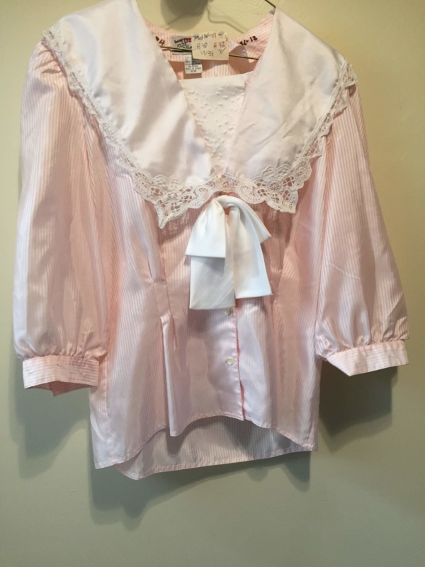 Pink white Modern Blouse-Mod Bl 7550-Chest 40