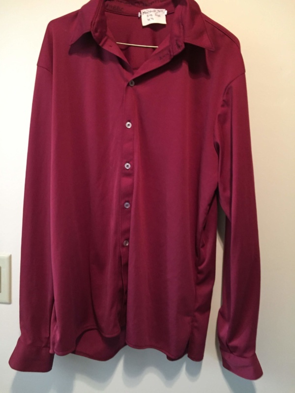 Burgundy Modern Blouse-Mod Bl 7800-Chest 48