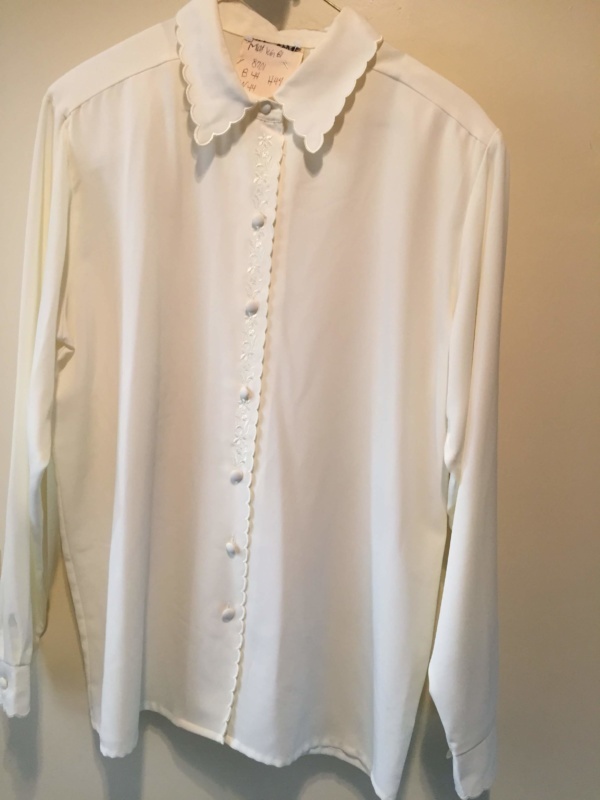 Ivory Modern Blouse-Mod Bl 8701-Chest 44