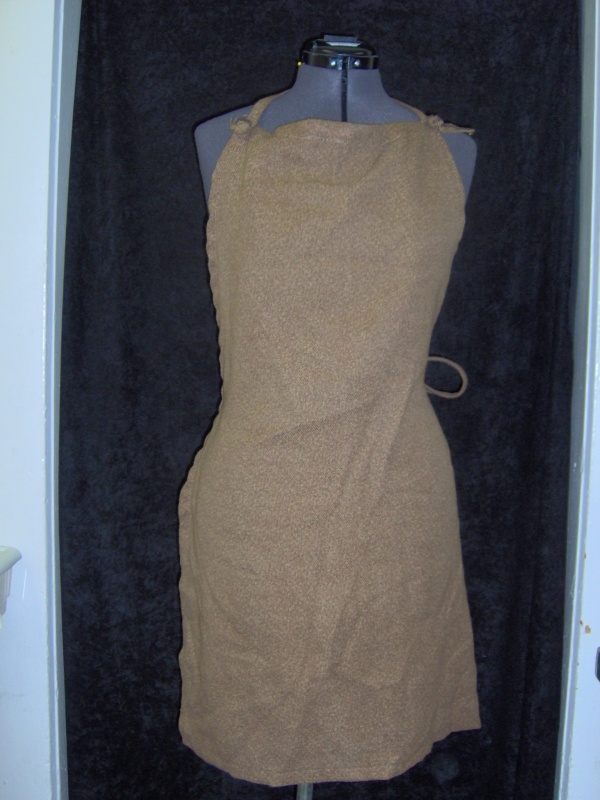 Brown Apron-Wm Fl Ap 6301-Length 98