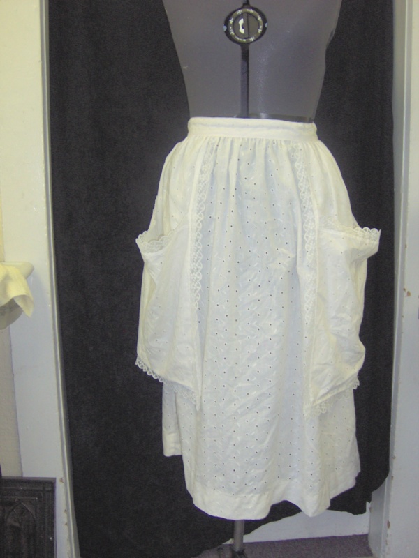 White Apron-Wm Hf Ap 8025-Length 32