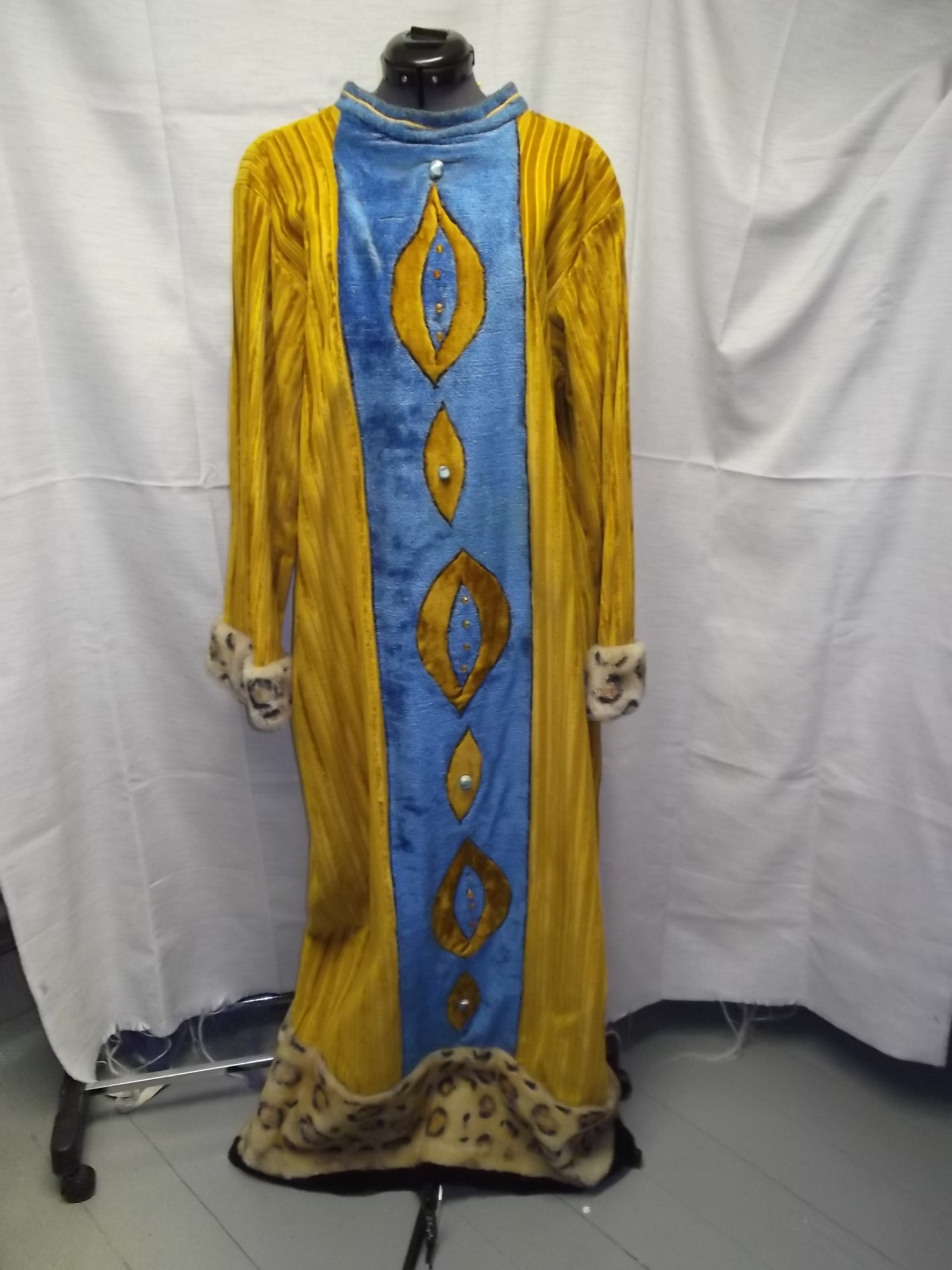 Gold, blue, and brown Bible Tunic-BTNC 5140-Chest 48 – Costume Cottage