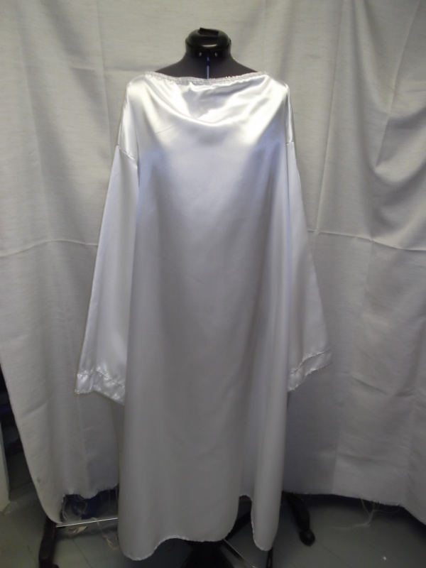 White and silver  Bible Tunic-BTNC 8181-Chest 62