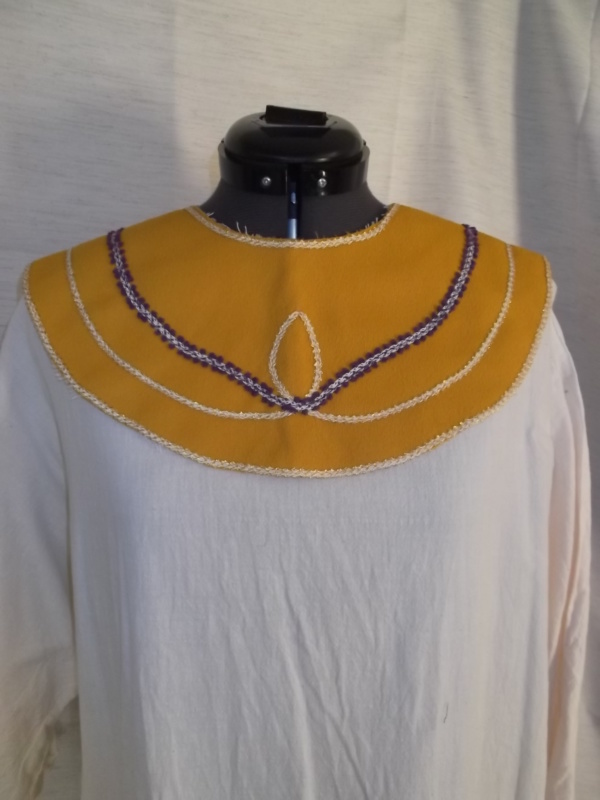 Yellow and purple Bible Collar-BCLR 5190-