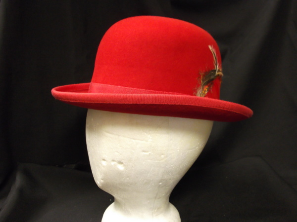 Red Derby Hats-DB HT 7002-Size 21