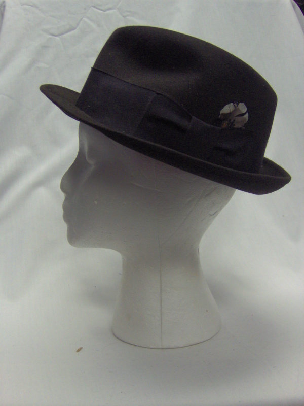 Dark brown Fedora Hats-FDO HT 6005-Size 22