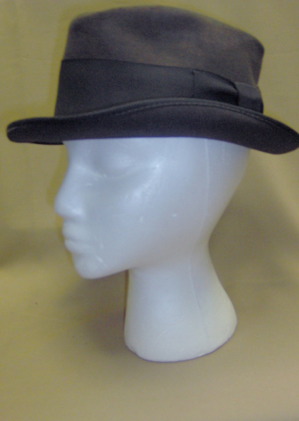 Brown Fedora Hats-FDO HT 6007-Size 21