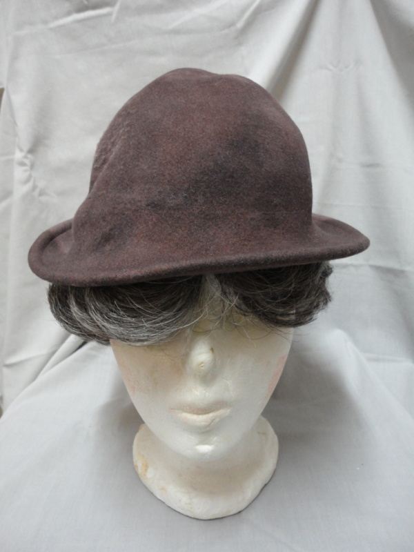 Brown Fedora Hats-FDO HT 6020-Size 23