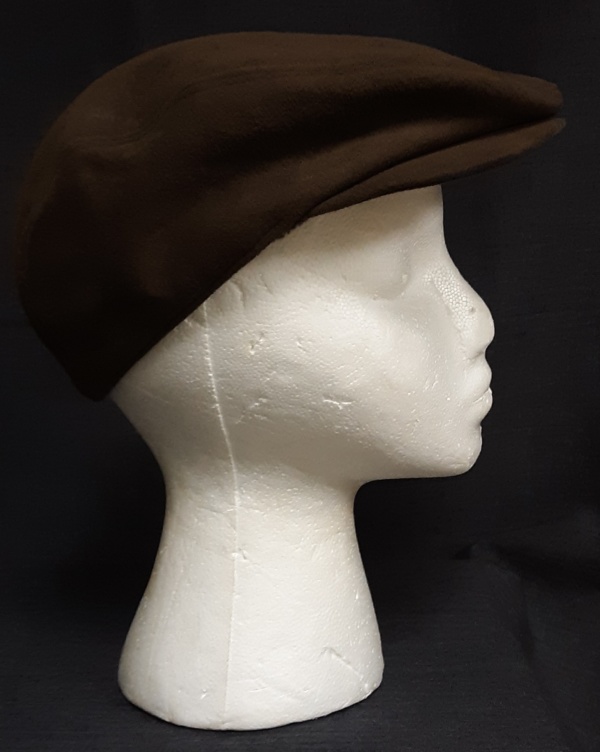 Brown Flat Hats-FLT HT 6009-Size 21