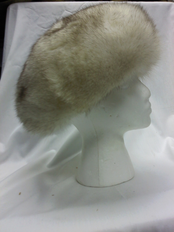 Cream Fur Hats-FR HT 8103-Size 22