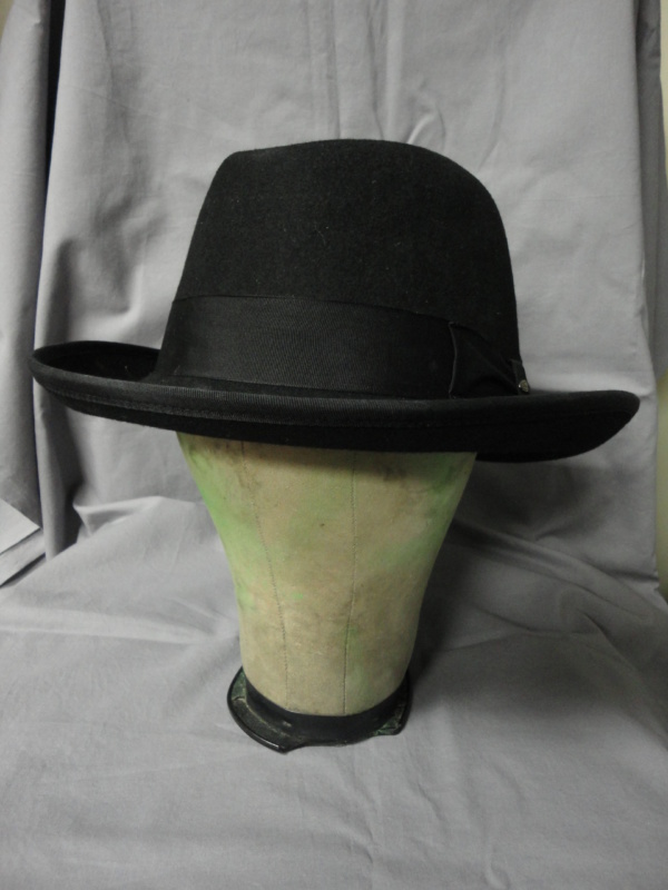 Black Homburg Hats-HMG HT 1006-Size 24