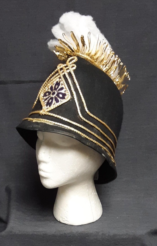 Black and gold Keystone Cops Hats-KYSTN HT 1001-Size 23