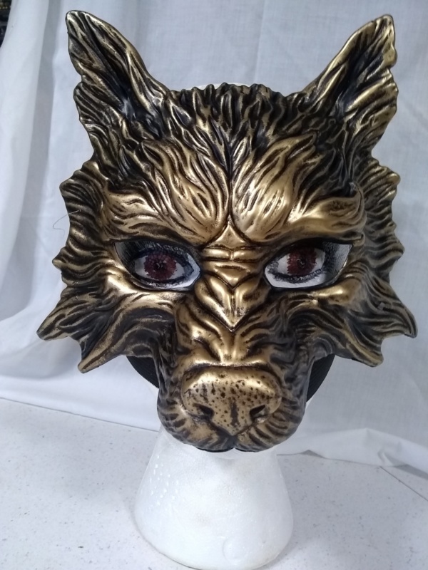 Brown/gold Masks-MASK 6007-Size One Size Fits All