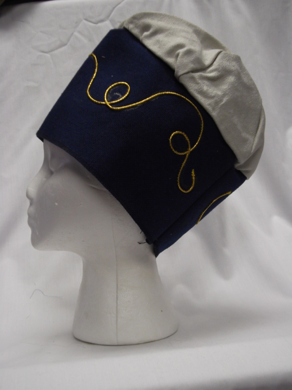 Blue and white Medieval Hats-MN ME HT 4001-Size 22