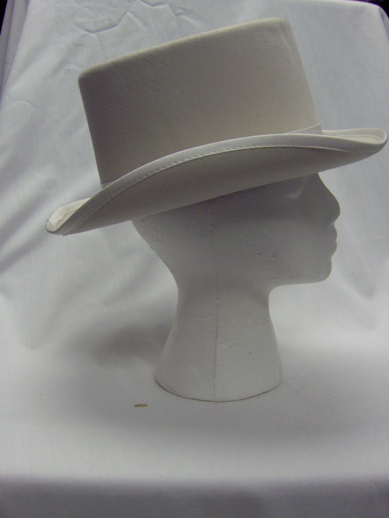 Boys white cheap top hat