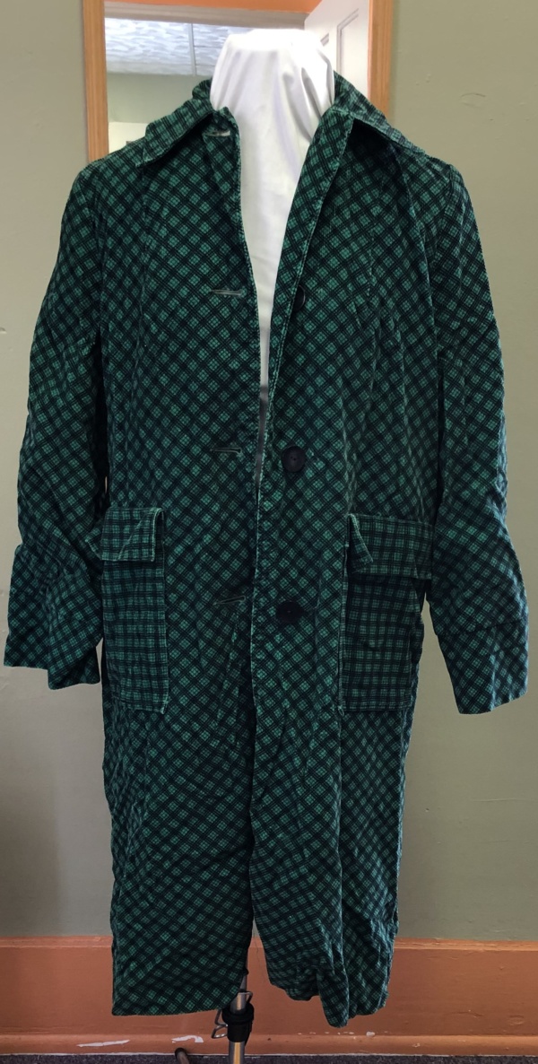 Green and black Women's Coat-WM CT 3325-Chest 42