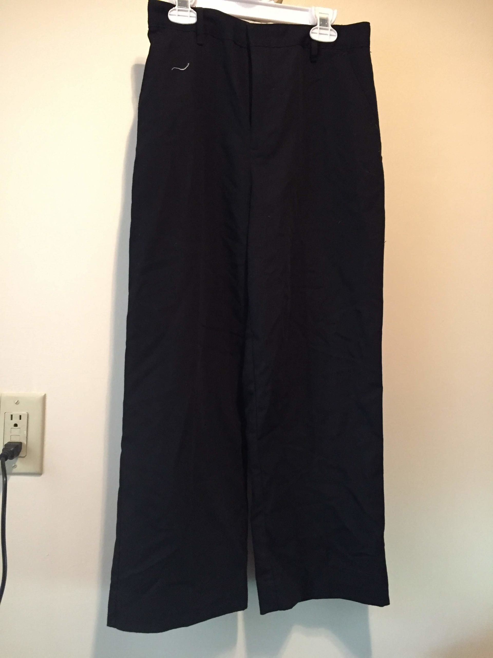 Black Children’s Pants-Ch Pt 1500-Waist 28 – Costume Cottage