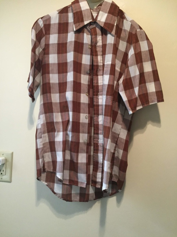 Brown Children's Shirt-Ch Sh 6875-Neck 16