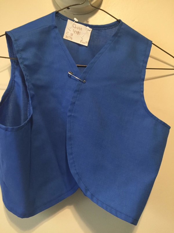 Blue Children's Vest-Ch Vst 4700-Chest 38