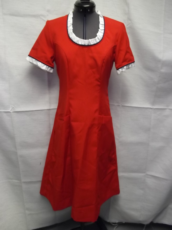 Red White Blue Waitress Dress-Waitress 7301-Chest 36