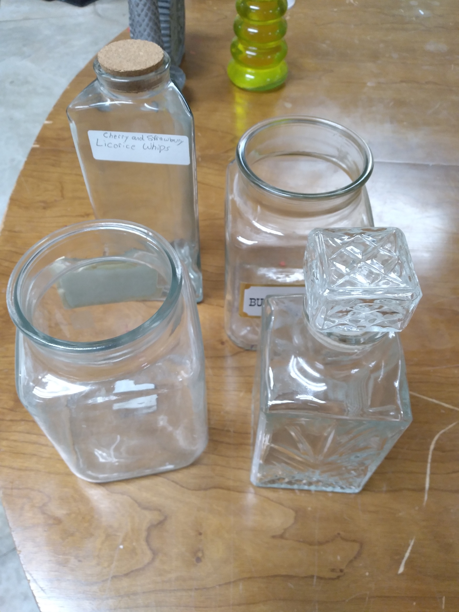 Large glass jars
