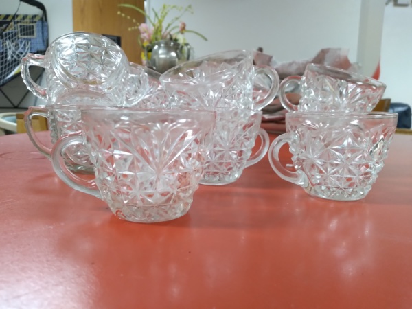 Small crystal mugs