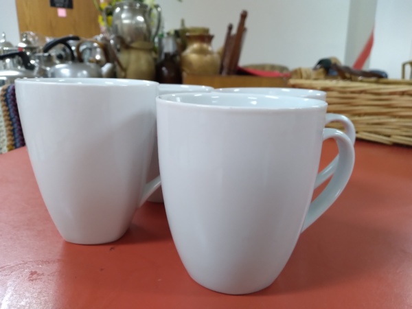 Small white mugs - Image 3